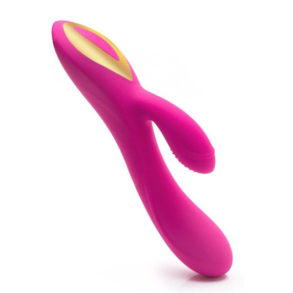 Vibromasseur rabbit rose ergot à picots 10 programmes USB 